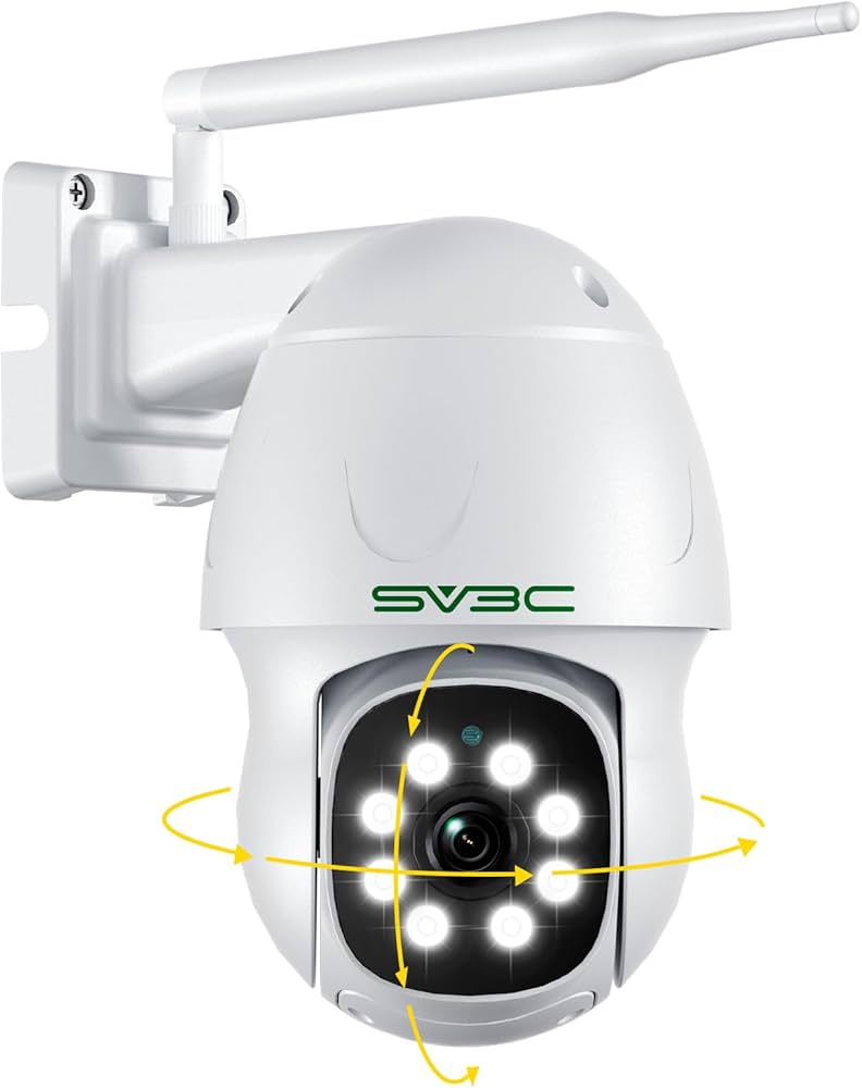 Amazon.com : SV3C 4K PTZ POE Wired & WiFi Security Camera Outdoor