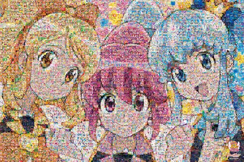 Amazon.co.jp: 500ピース ジグソーパズル プリキュア10th モザイク