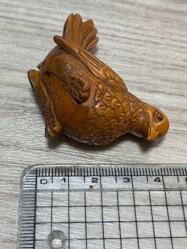 Amazon | 根付 鳥 酉 干支 木彫 在銘 | 正月飾り | おもちゃ