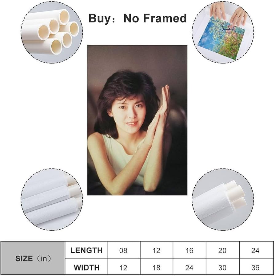 Amazon.co.jp: 南野陽子可愛いポスターキャンバスの壁画の現代芸術