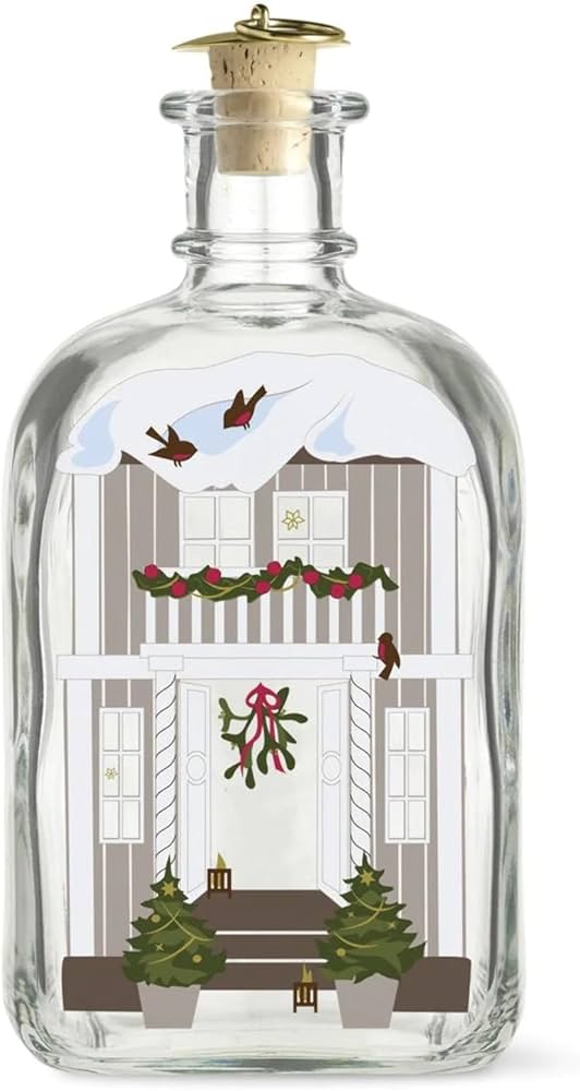GUARD クリスマスガラスボトル 約15cm GUARD クリスマスガラスボトル