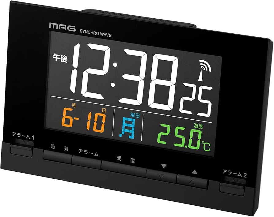 MAG マグ らくらく電波時計 T-696 CGM MAG マグ らくらく電波時計 T