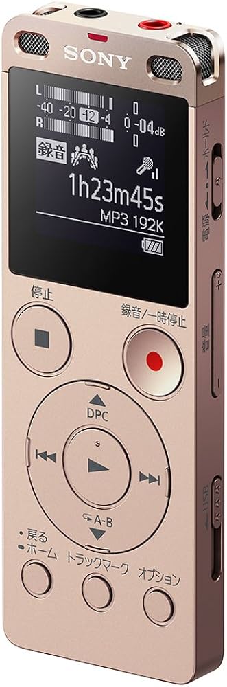 Amazon | ソニー ステレオICレコーダー FMチューナー付 4GB ゴールド