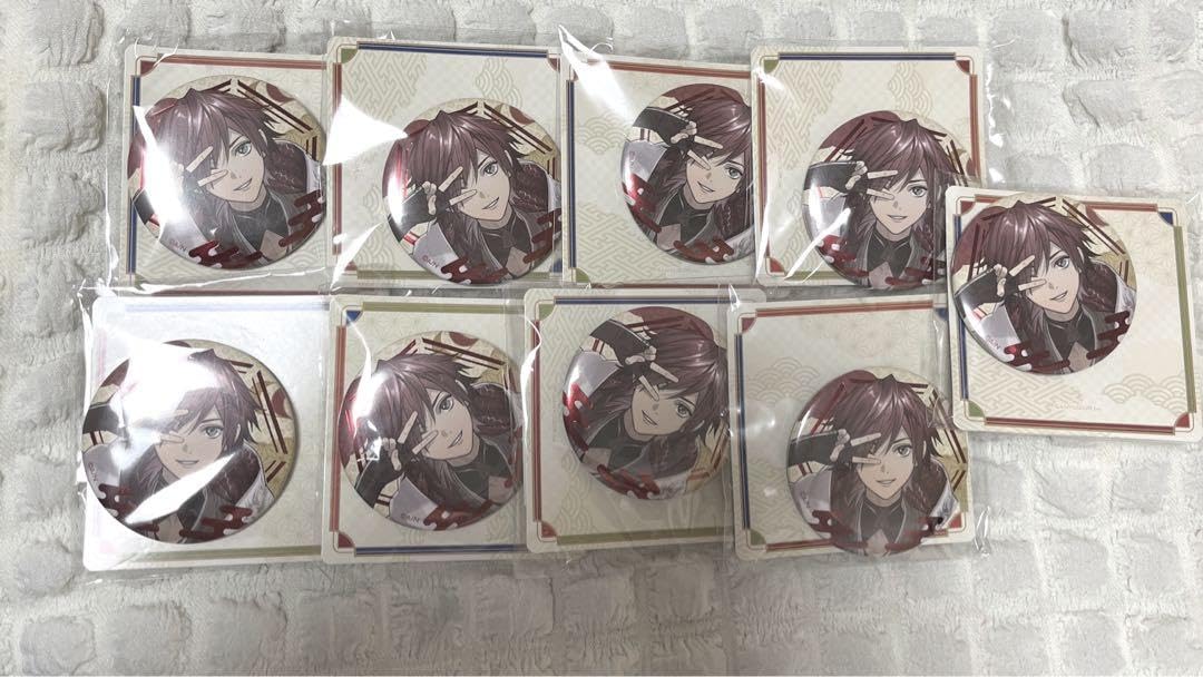 エデン組2.5周年缶バッチ ローレンイロアス エデン組2.5周年】箔押し缶