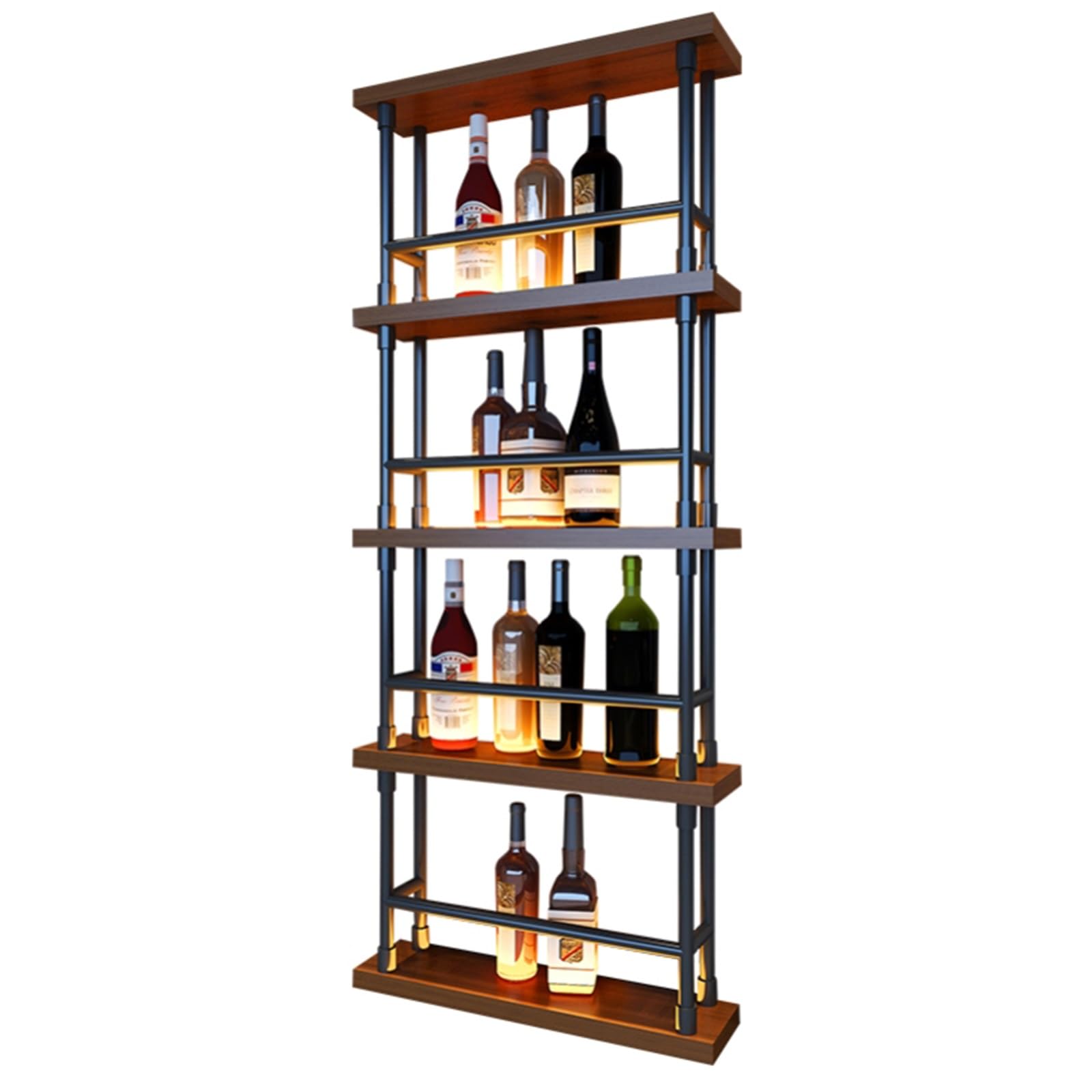 Amazon.co.jp: 木製ストレージ、酒 棚壁掛け式、ウイスキー 収納