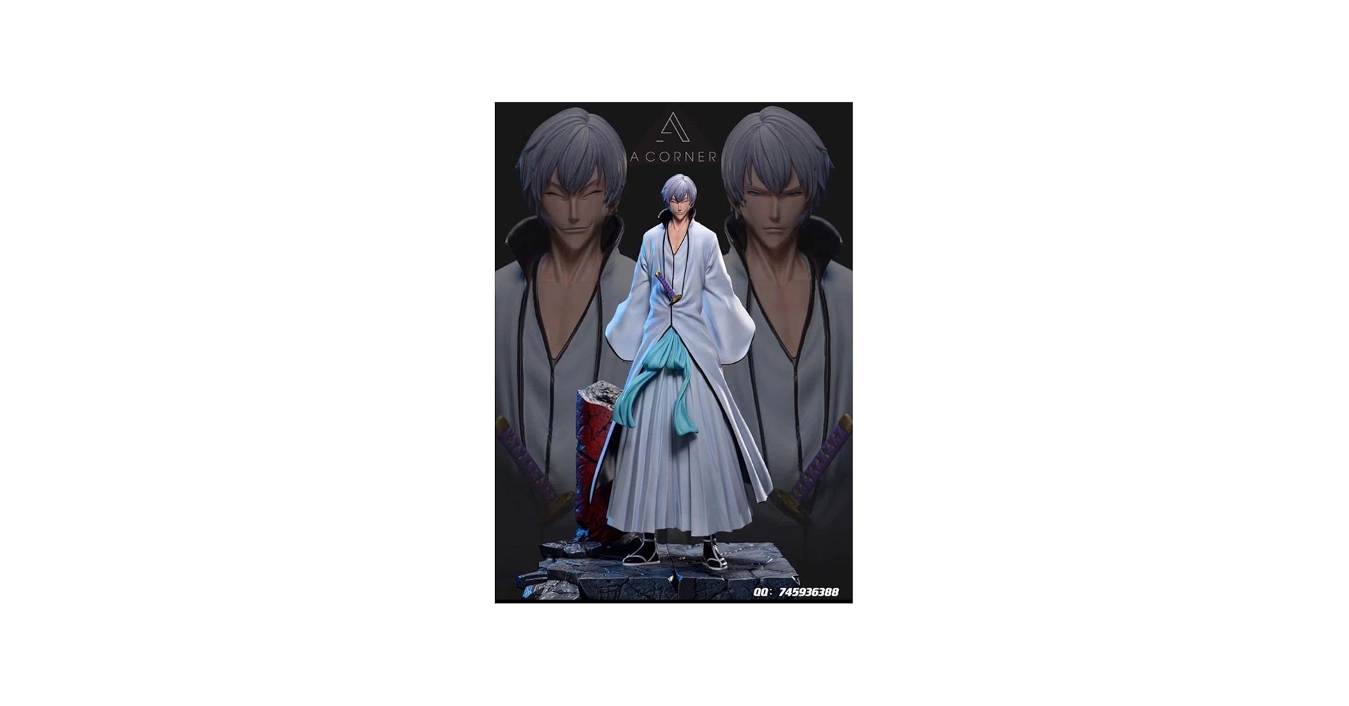 Amazon.co.jp: bleach 市丸ギン ac ガレージキット フィギュア