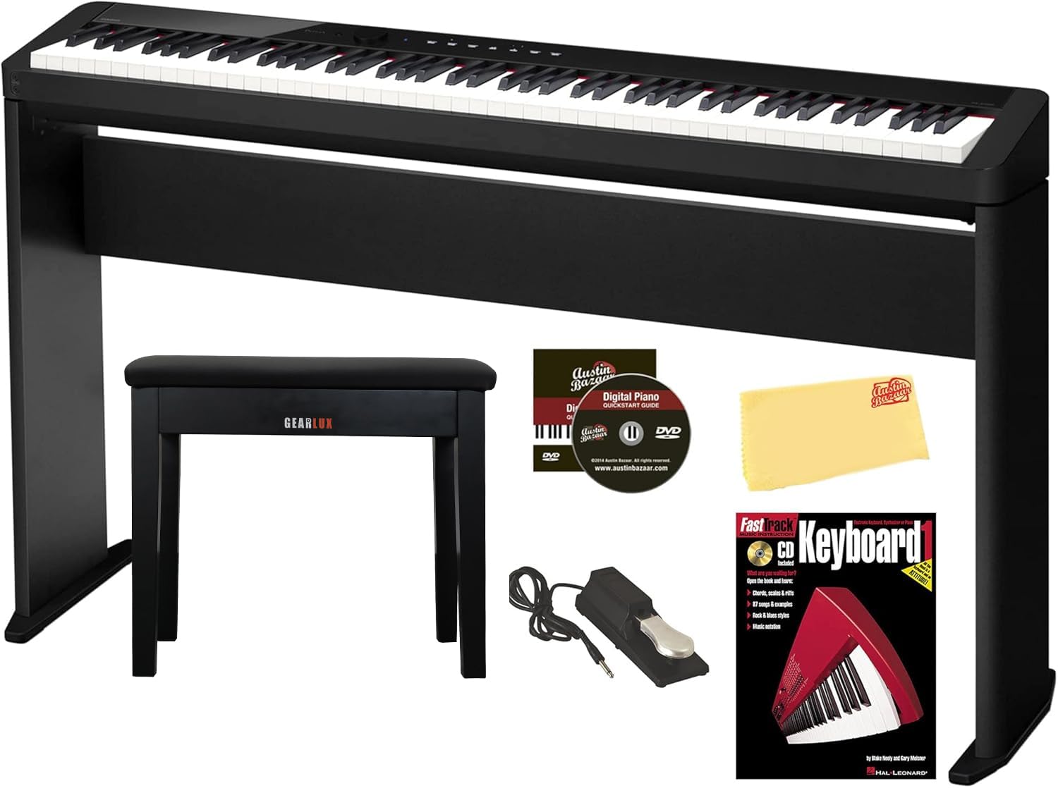 Amazon.com: Casio Privia PX-S1100 Digital Piano Bundle with CS-68