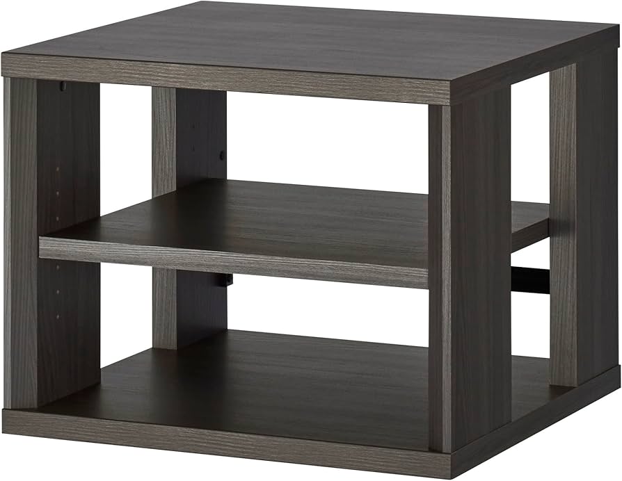 Amazon | ハヤミ工産 オーディオラック 棚板1枚付き 黒木目調 G-3613