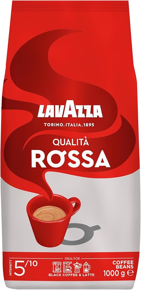 Amazon.co.jp: Lavazza Qualita Rossa Coffee Beans (1Kg) ラバッツァ