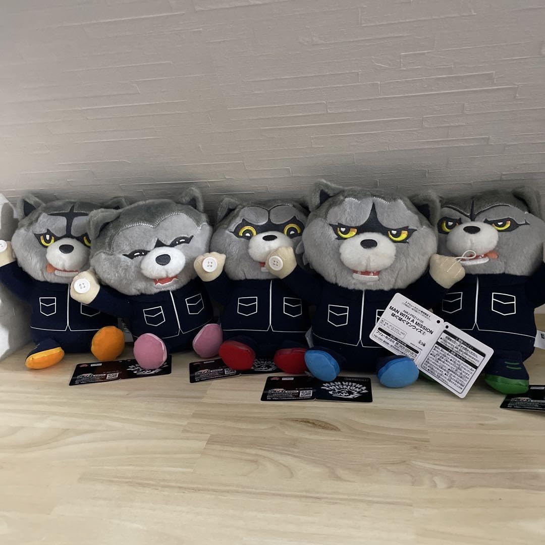 MAN WITH A MISSION はぐはぐマンウィズ ぬいぐるみ 全5種