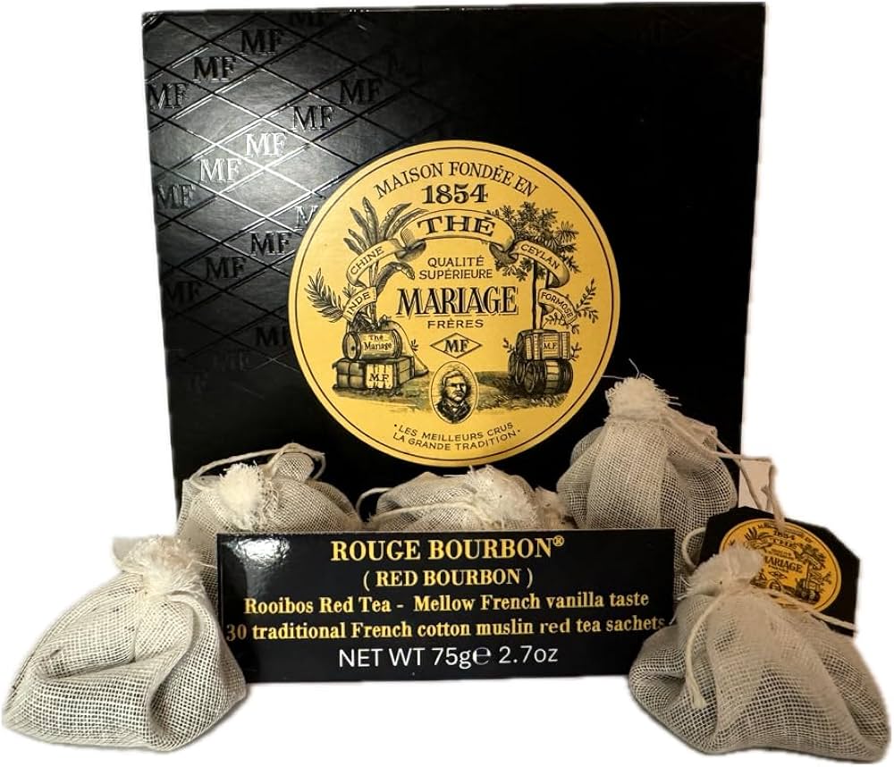 Amazon.com: Mariage Freres - ROUGE BOURBON (TB633) - 30 Muslin Tea