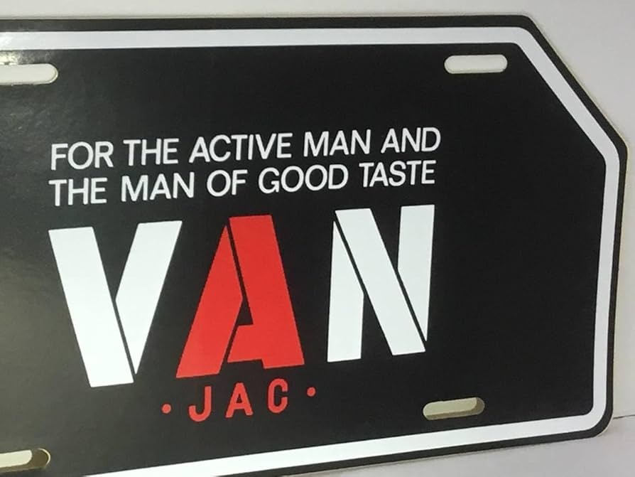 VAN ・JAC・ 看板 VAN JACKET ヴァンジャケット 電飾看板 50x18cm 昭和