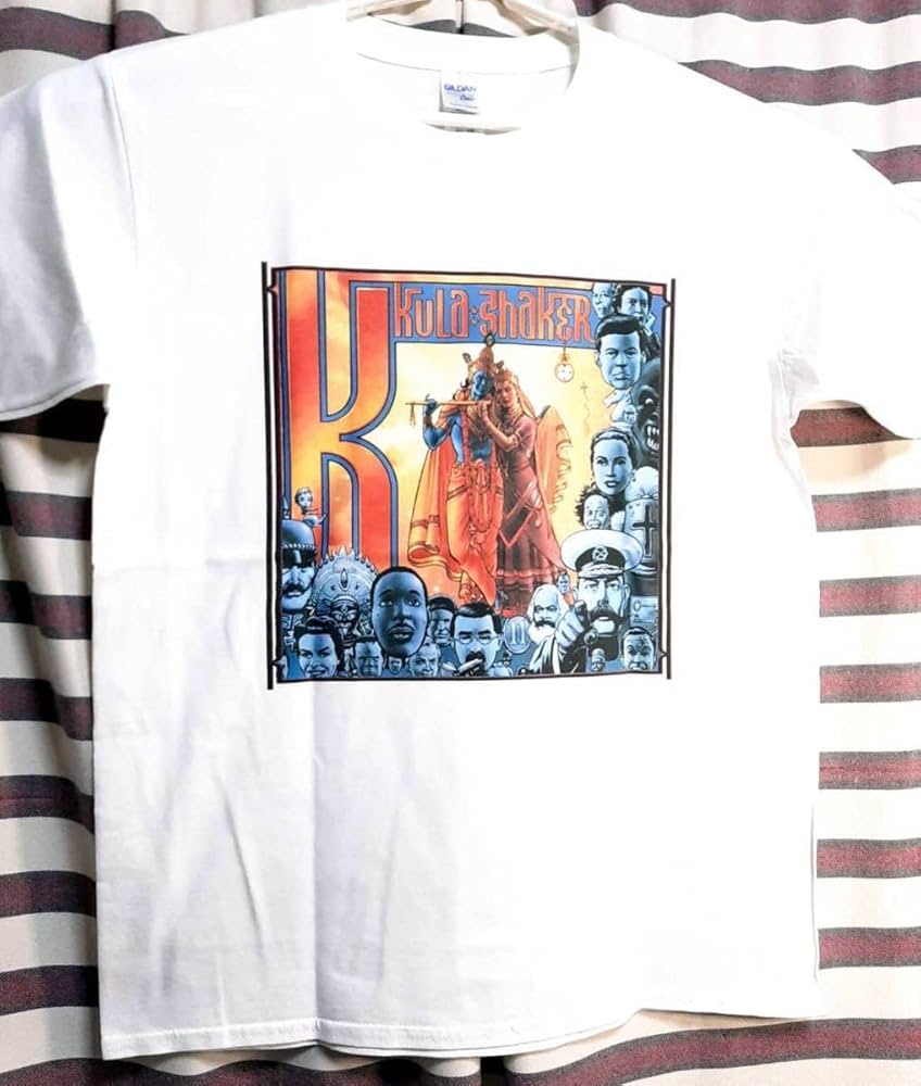 Amazon.co.jp: クーラシェイカー Kula Shaker K Tシャツ Lサイズ