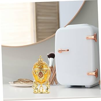 Amazon｜BIUDECO エナメル装飾の卵型ジュエリーボックス クラシック