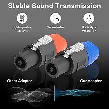 Amazon.co.jp: スピーカーコネクター NL4FC/NL4FX/NLT4X/NL2FC対応 4極