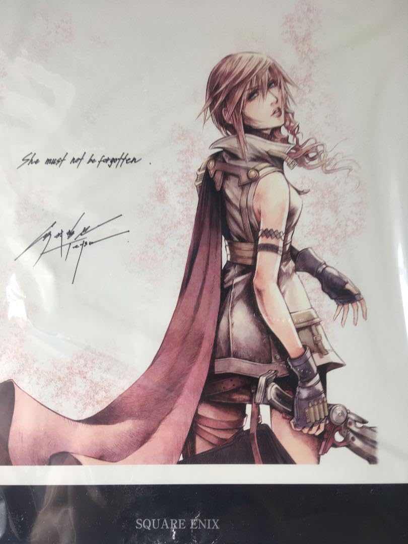 FF13 ライトニング オリジナルイラストプレート アルティメット