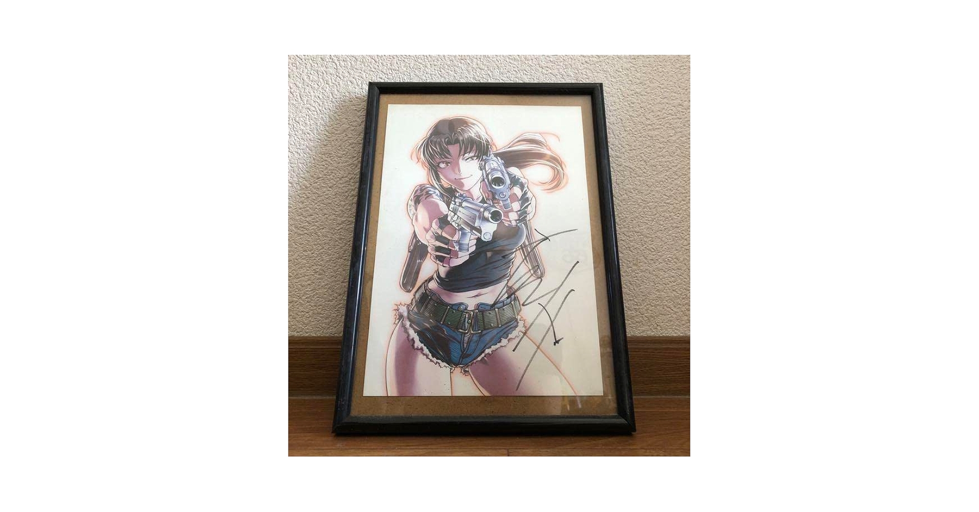 美品】ブラックラグーン レヴィ 複製原画 直筆サイン入り Amazon.co.jp