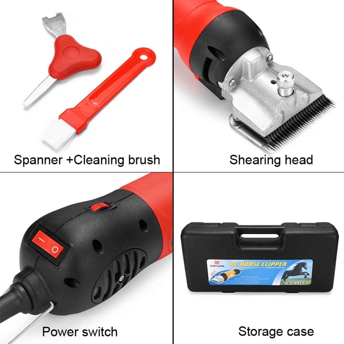 羊バリカン 羊の毛刈り 電気はさみ スピード調整可能 6段スピ