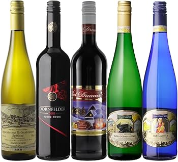 Amazon.co.jp: ドイツ産 やや甘口ワイン5種セット 飲み比べセット