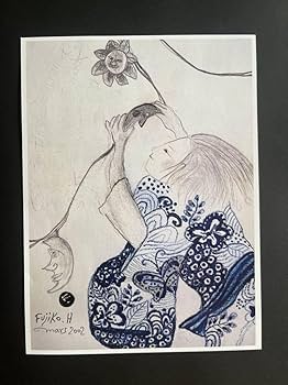 Amazon.co.jp: フジ子ヘミング 絵柄22種展開「夏の夕」印刷物 絵 額