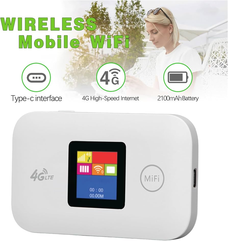 Amazon.com: 4G Mobile Wi Fi Hotspot, 4G Unlocked Internet Router