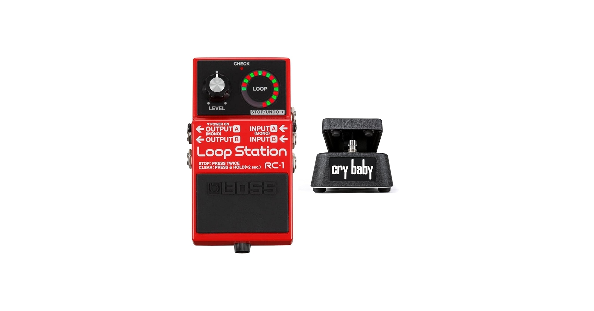 Amazon.com: Boss RC-1 Loop Station & JIM DUNLOP Standard Wah