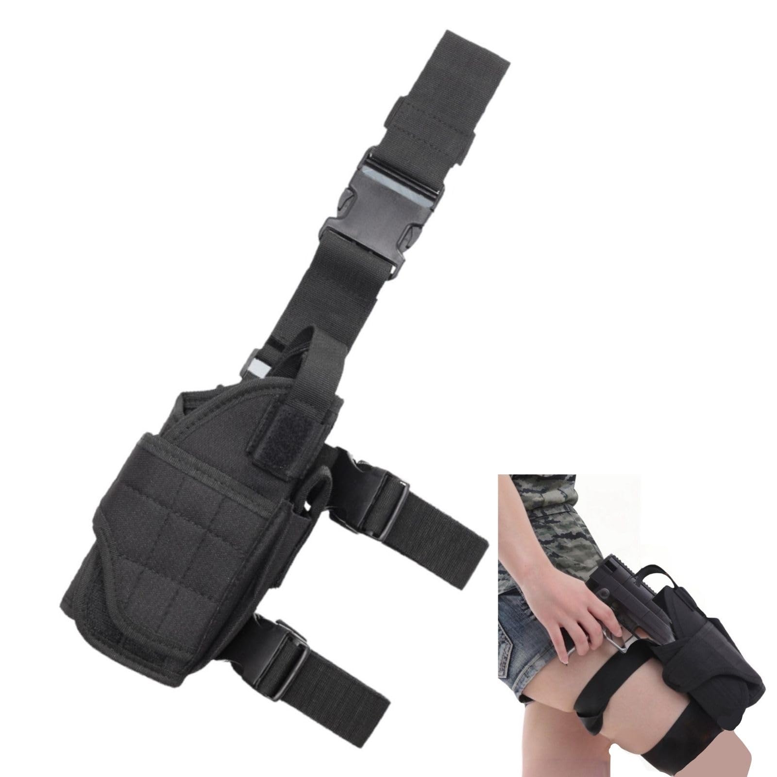 Amazon.co.jp: HAPPY SUGAR レッグホルスター ハンドガン ホルスター