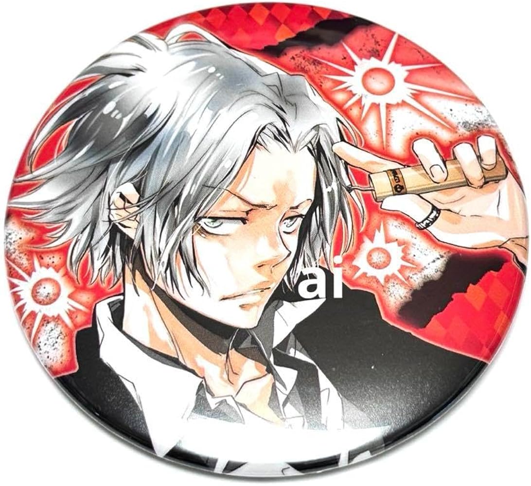 REBORN リボーン 獄寺隼人 アトレ 缶バッジ アクリルバッジ atre