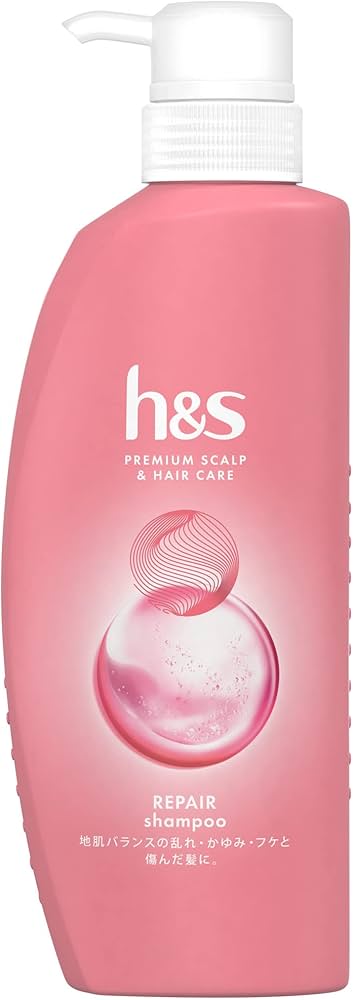 Amazon | h&s シャンプー ポンプ 350mL リペア エイチアンドエス | h&s