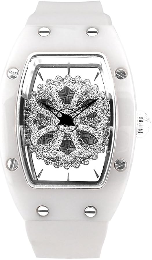 美品】Anne Coquine パイソン柄ミニクロスウォッチ バングルセット