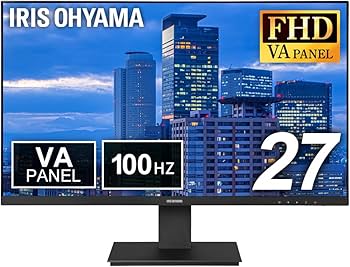 Amazon.co.jp: アイリスオーヤマ モニター 27インチ VAパネル 液晶