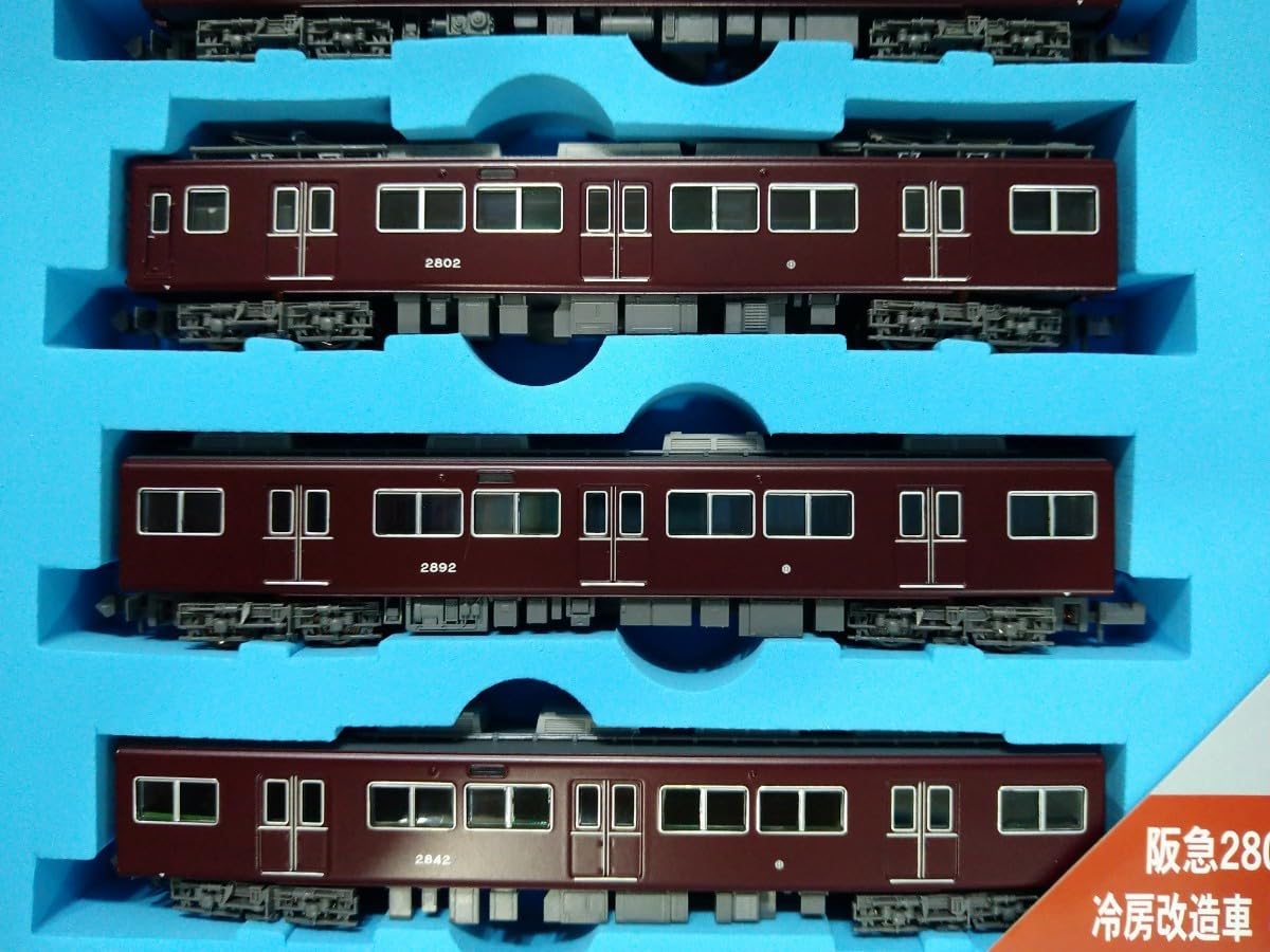 Amazon.co.jp: 品 A1996 阪急2800系 3扉 冷房改造車 8両セット