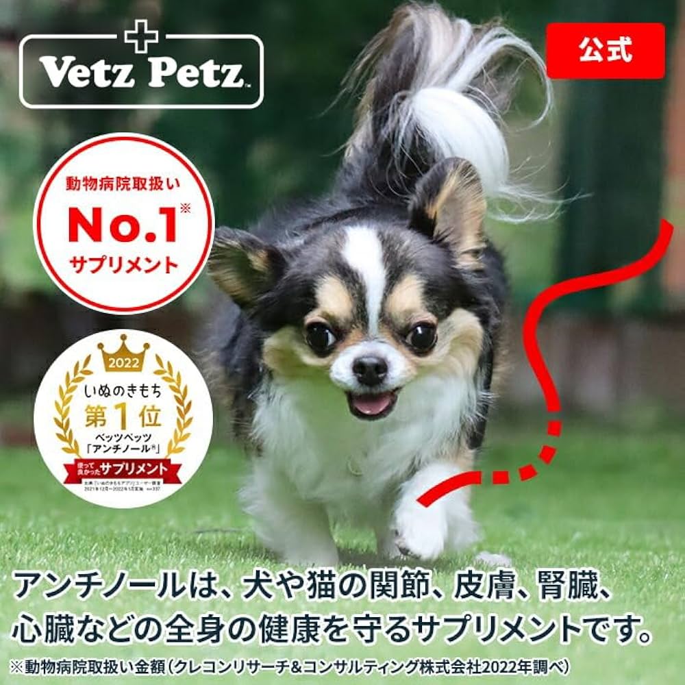 Amazon.co.jp: Vetz Petz アンチノール 60粒 公式 正規品 犬用
