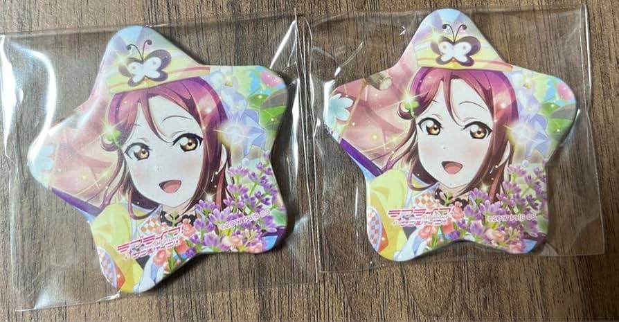 Amazon.co.jp: ラブライブ Aqours 未体験HORIZON 星型缶バッジ 桜内