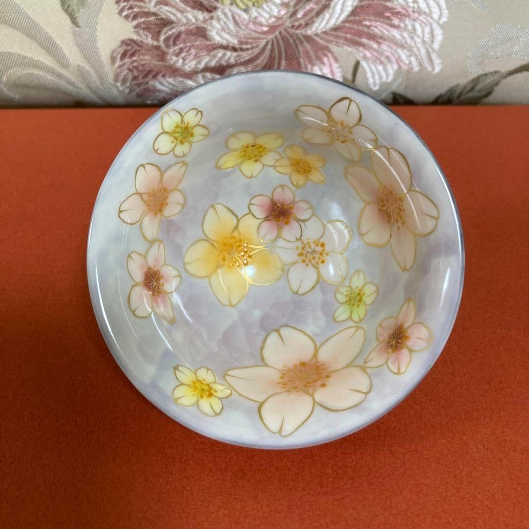 清水焼 京焼 陶葊 陶あん コンポート フルーツ皿 高台皿 3客セット