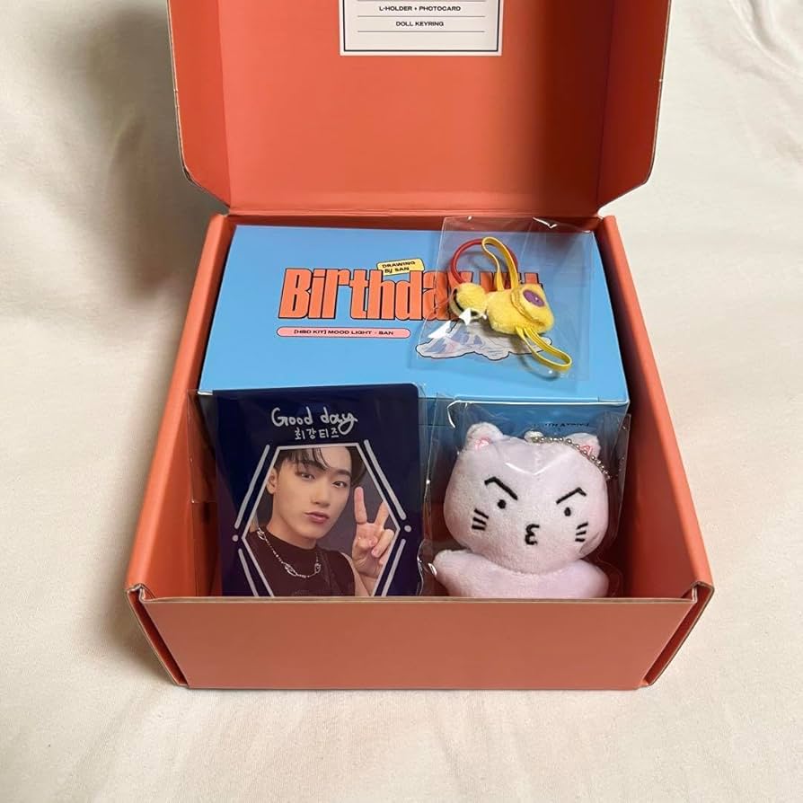 Amazon.co.jp: ATEEZ SAN センイルMD マスコット バースデーキット