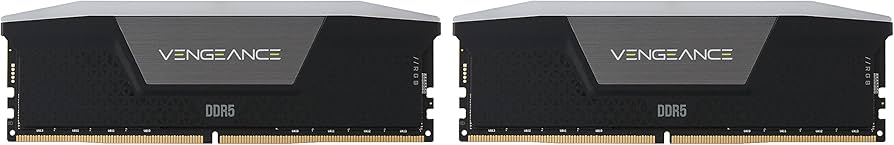 CORSAIR VENGEANCE RGB DDR5 RAM 64GB (2x32GB) 5200MHz CL40 Intel