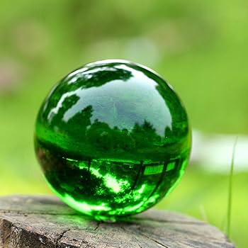 Amazon.co.jp: 置物・オブジェ 彫刻の装飾品100Mmの水晶玉瞑想ボールと