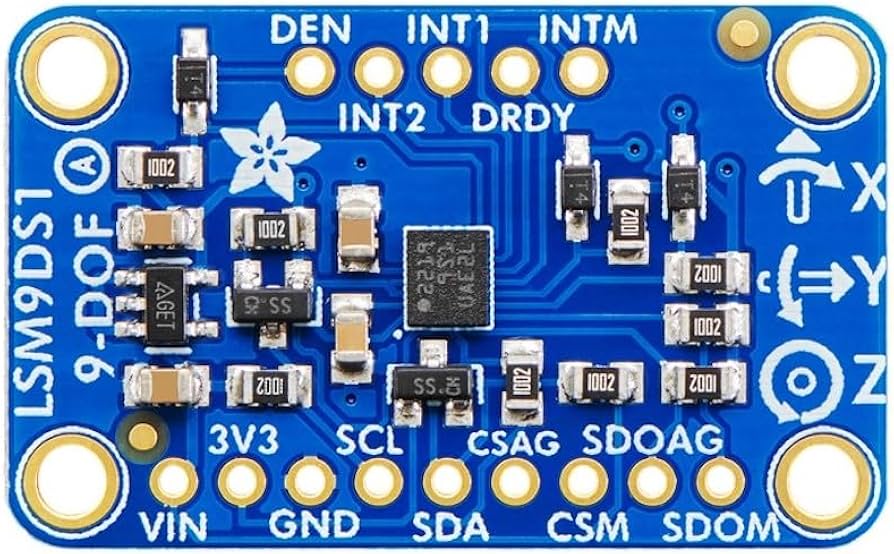 Amazon.com: Adafruit (PID 3387) 9-DOF Accel/Mag/Gyro+Temp Breakout