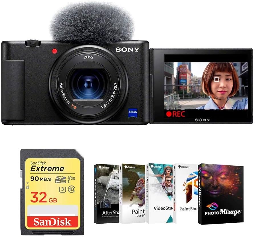 Amazon.com : Sony ZV-1 Compact 4K HD Camera Free Bundle with 32GB