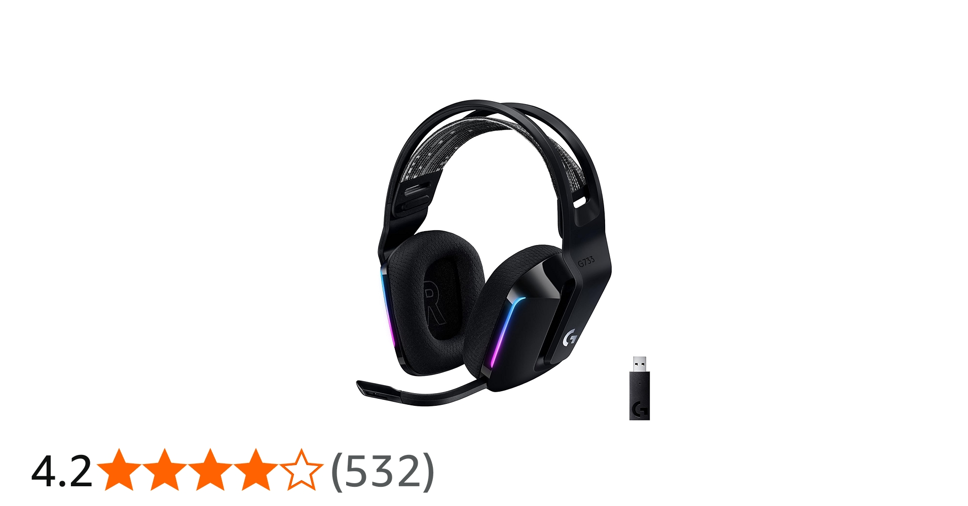Amazon | Logicool G ワイヤレス ゲーミングヘッドセット G733