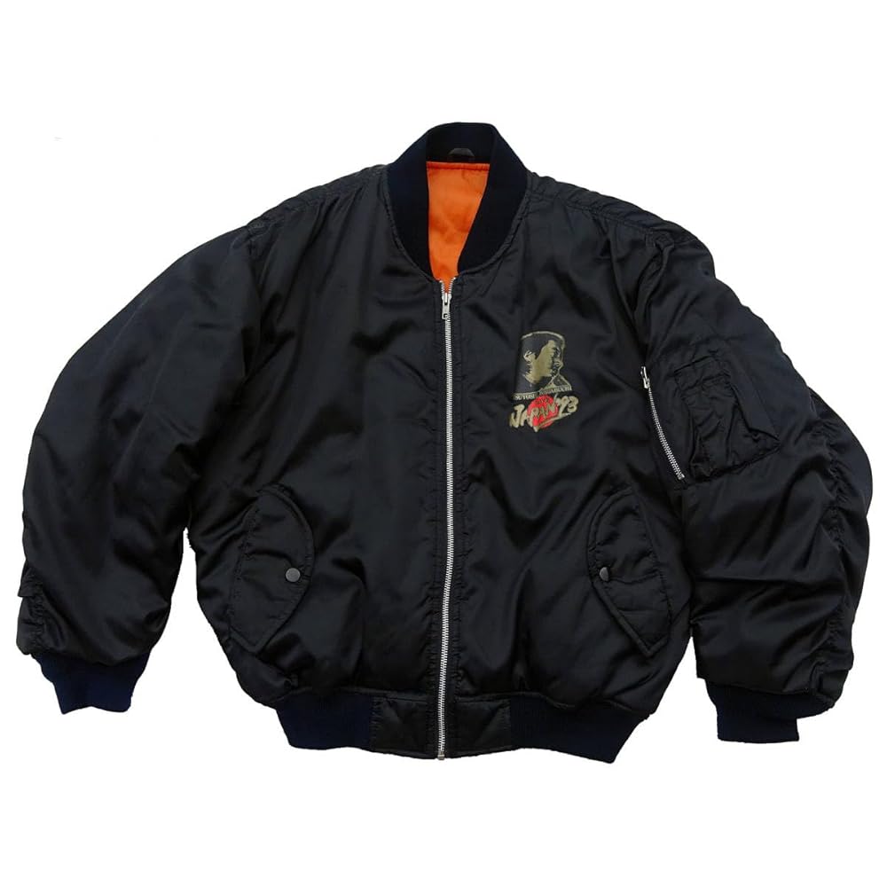 ☆美品☆本物 長渕 剛さん 19R M38 中綿 ブラック ジャケットM