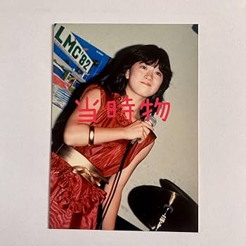 激レア中森明菜生写真E判当時物CANDY BEARショップ