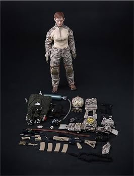 1/6 12インチ 特殊部隊女性カスタムフィギュア CS42 Amazon