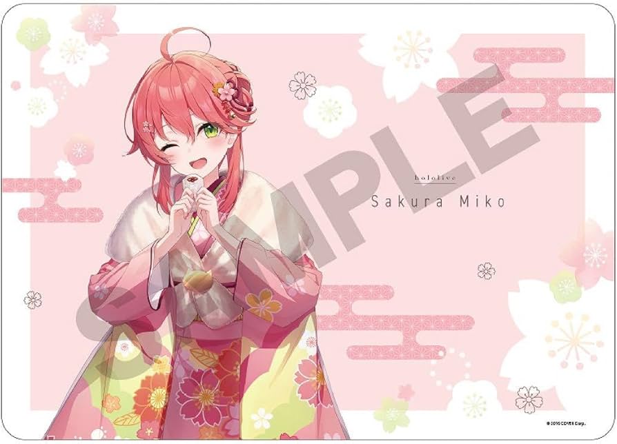 Amazon.co.jp: ほろ〜かる 京都編 さくらみこ ラバーマット プレイ