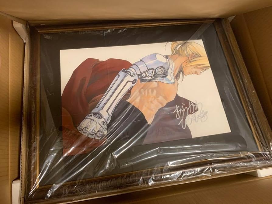 鋼の錬金術師 複製原画 サイン入り 鋼の錬金術師 荒川弘直筆サイン