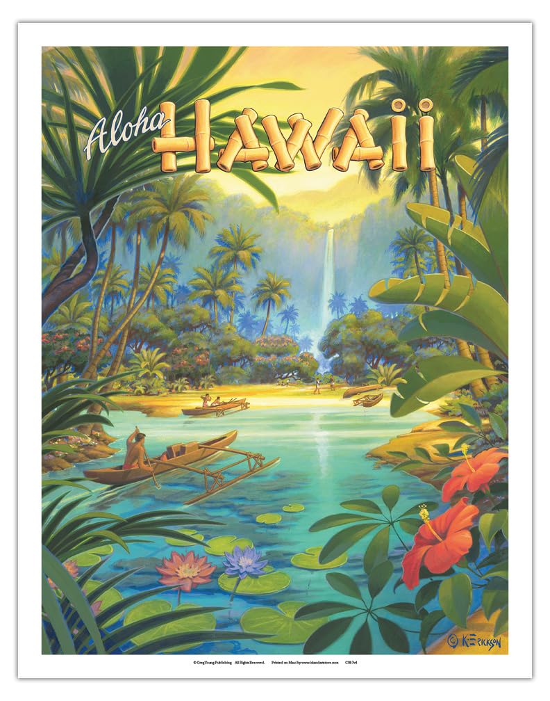 ビンテージ ハワイアン ポスター シルクスクリーン 2枚セット Hawaii