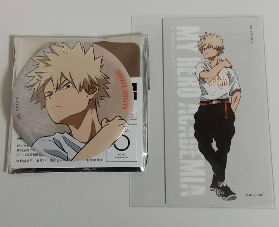 ヒロアカ ベースヤードトーキョー 爆豪勝己 缶バッジ ベースヤード