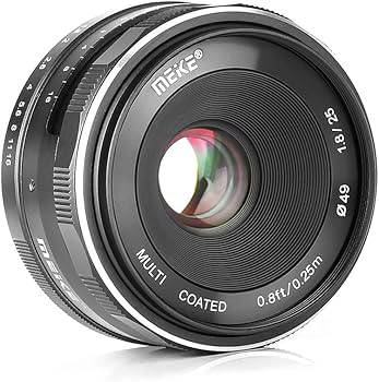 Amazon | Meike 25mm F1.8 レンズ 富士フィルム対応Xマウント Fuji X