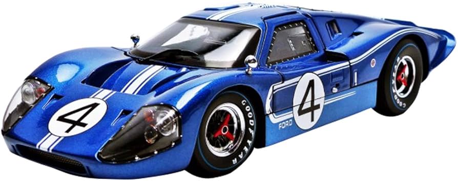 Amazon | 1967 Ford GT MK IV 4 Blue LeMans 24 Hours 1/18 by Shelby